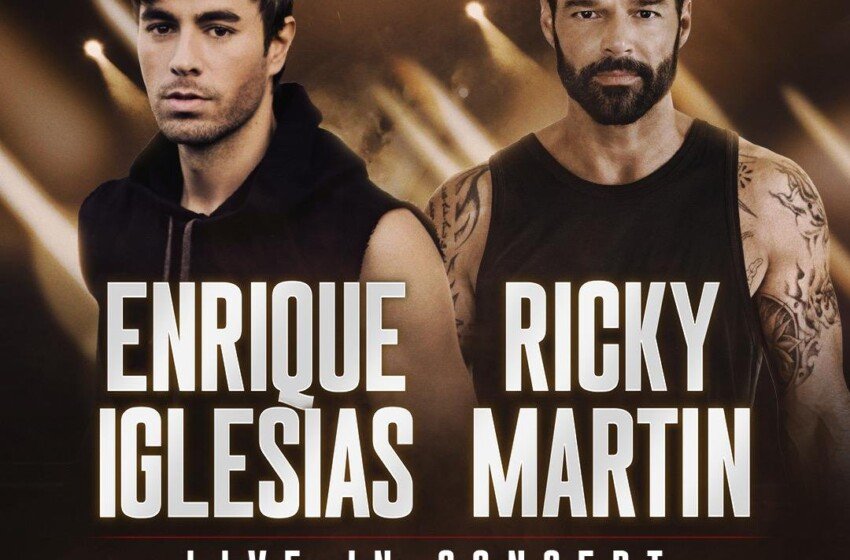  Enrique Iglesias y Ricky Martin anuncian la primera gira juntos