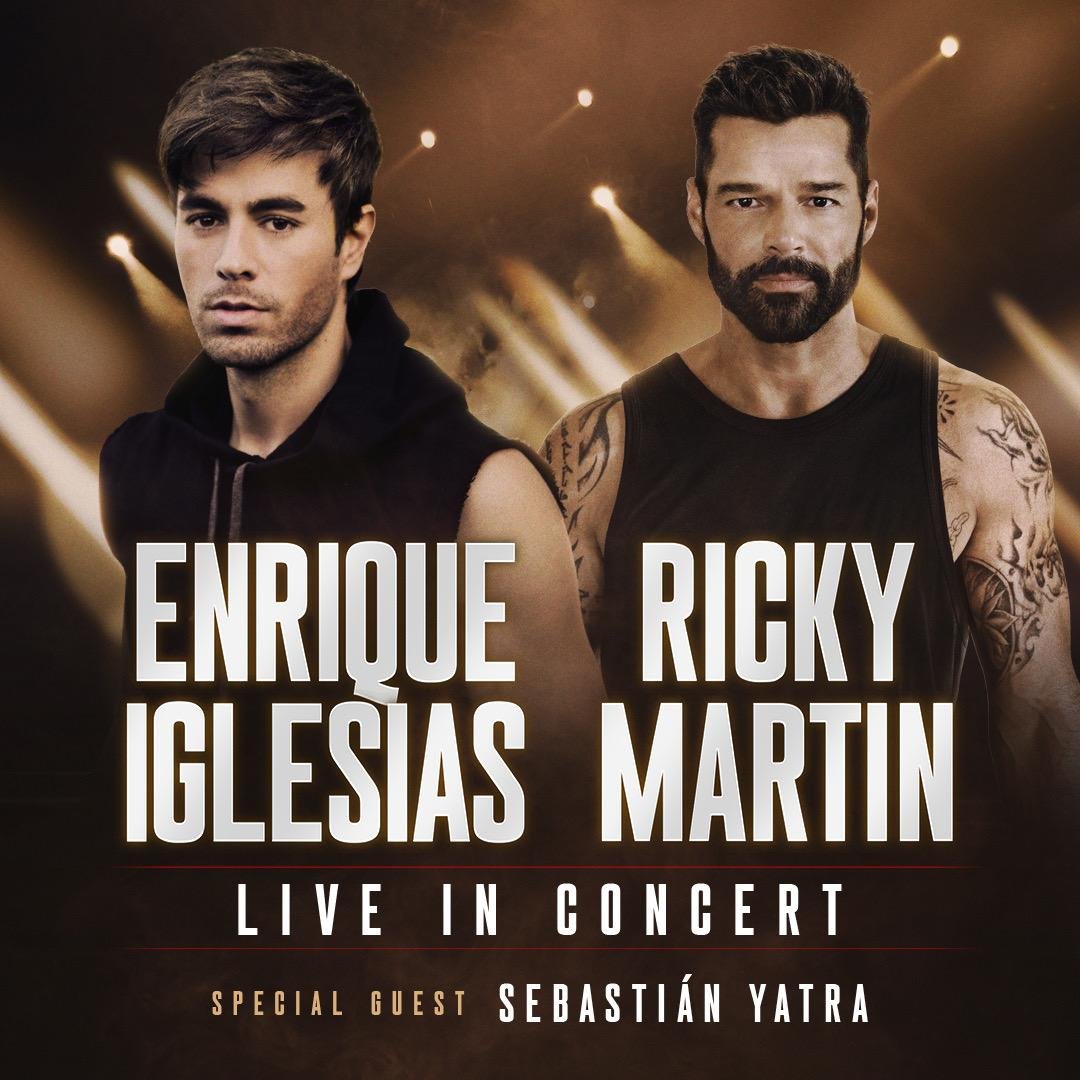  Enrique Iglesias y Ricky Martin anuncian la primera gira juntos