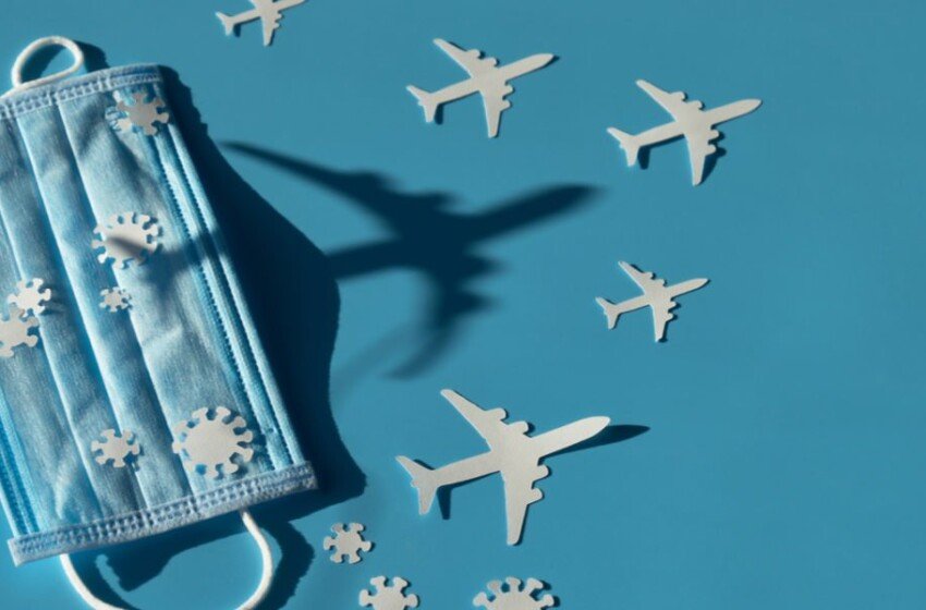  Los viajes en avión se desplomaron un 60% en 2020