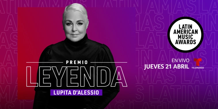  Lupita D’Alessio recibirá el Premio Leyenda en los Latin American Music Awards